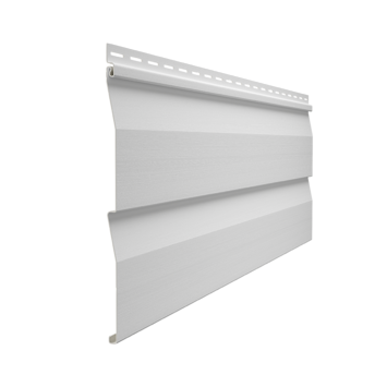 Сайдинг виниловый корабельный брус Docke Standard D4.5D Пломбир