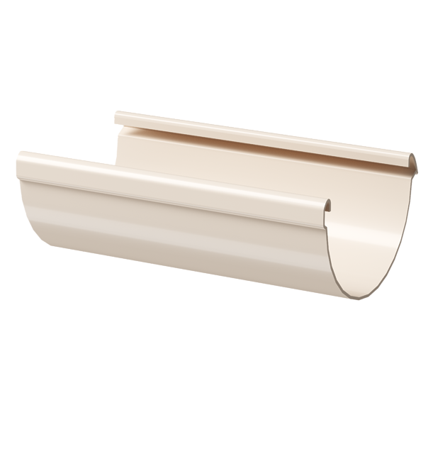 Желоб водосточный 1,5 м Люкс (Lux), латте - 1